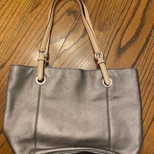 Silver Michael Kors Should Bag